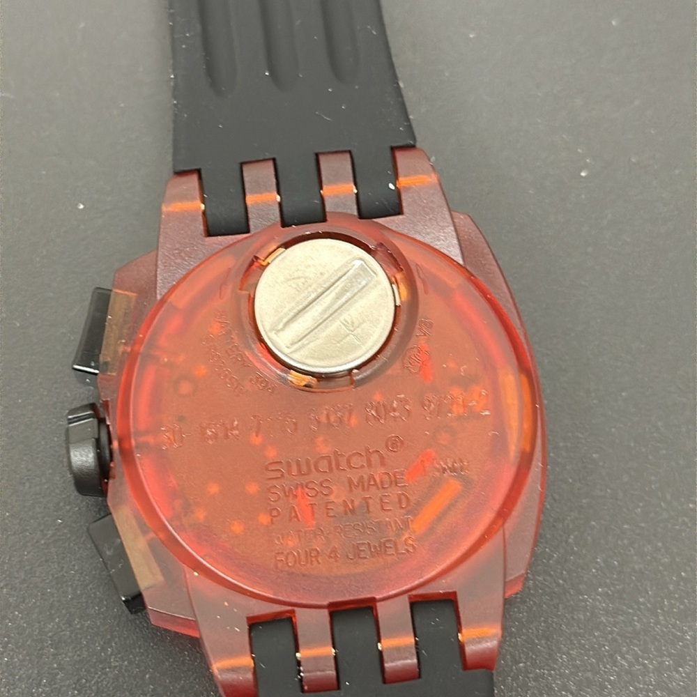 Nip Swatch Sukr100j New Chrono Reddish -2008 Runs… - image 4